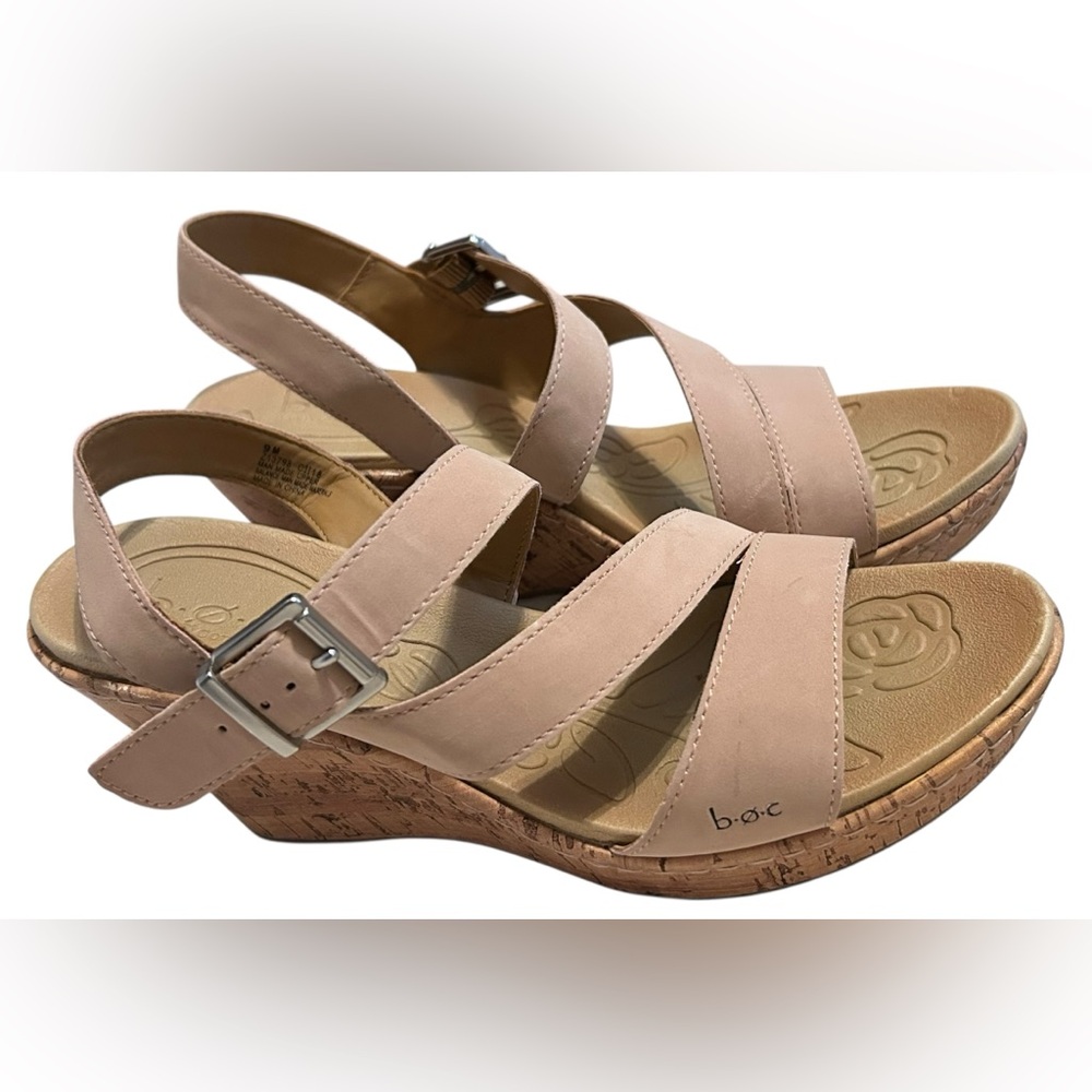 B.O.C. Schirra Wedge Sandals SZ 9M - Picture 3 of 4